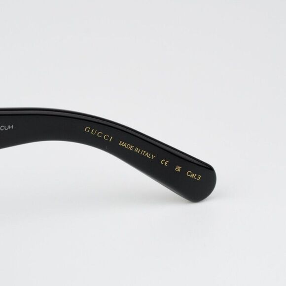 NEW Gucci GG1599SA 001 Black Grey Women Square Sunglasses GG 1599SA - Picture 11 of 15